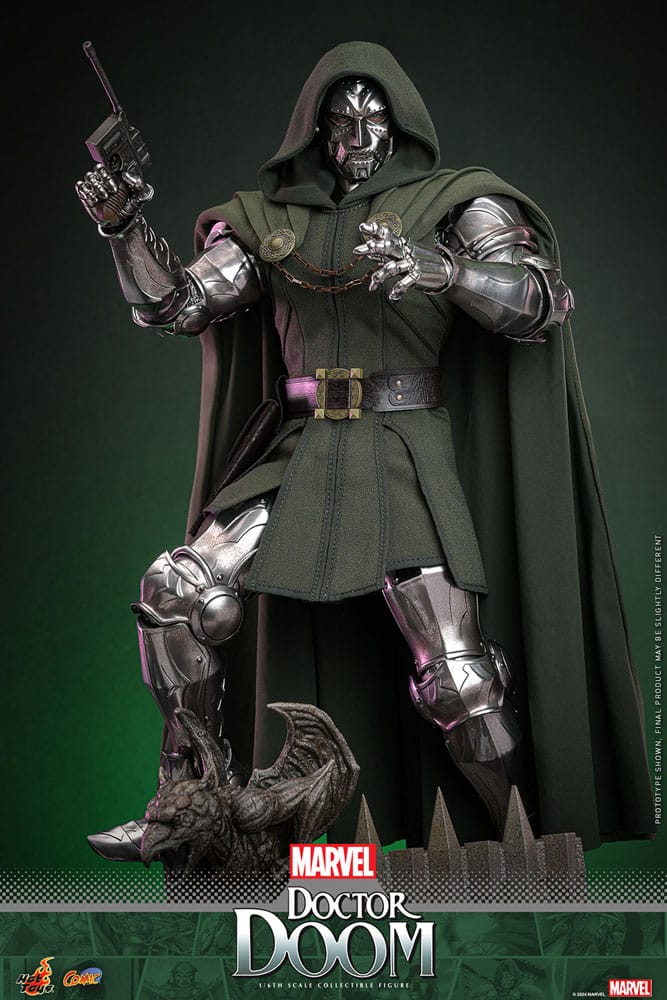Marvel Comic Doctor Doom 33 cm 1/6 Masterpiece Hot Toy Action Figure
