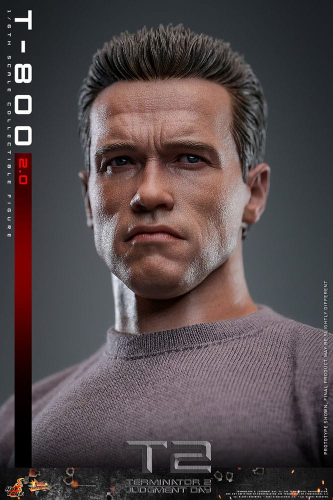 Terminator 2 Movie Masterpiece T-800 2.0 32 cm 1/6 Action Figure