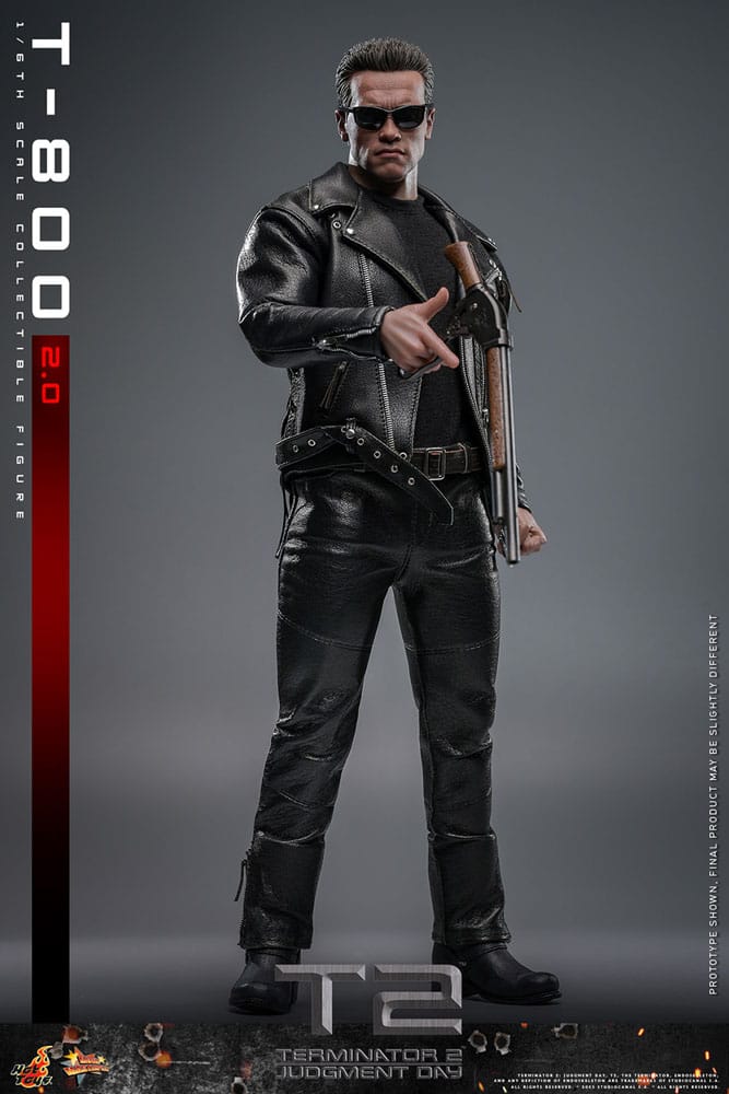 Terminator 2 Movie Masterpiece T-800 2.0 32 cm 1/6 Action Figure