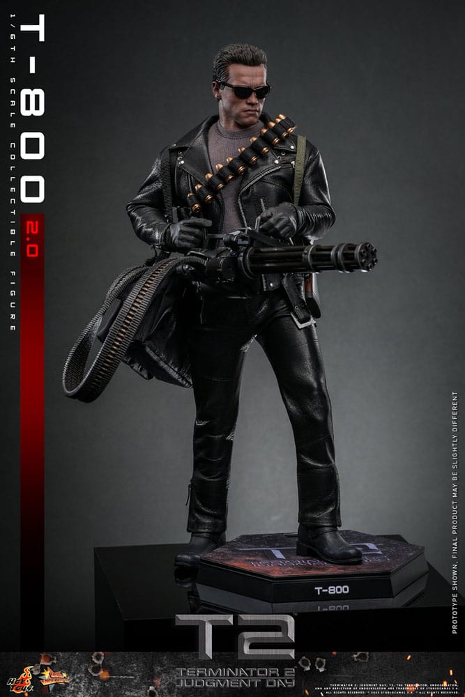 Terminator 2 Movie Masterpiece T-800 2.0 32 cm 1/6 Action Figure