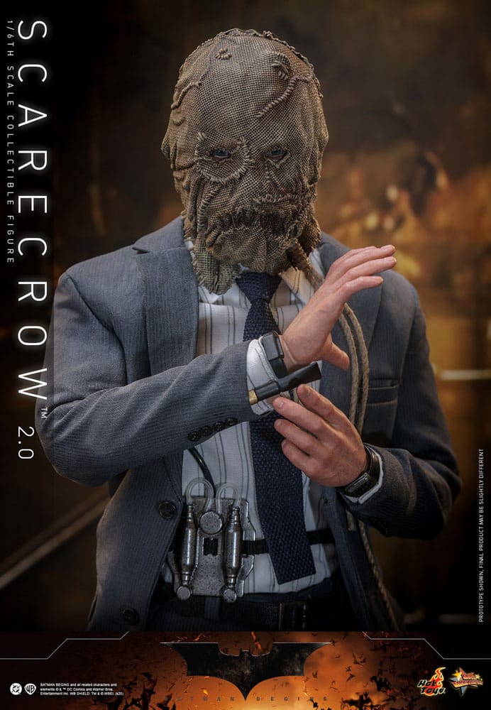 Batman Begins Movie Masterpiece Action Figure 1/6 Scarecrow 2.0 30 cm