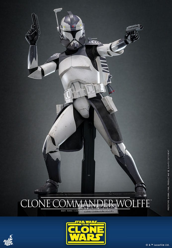 Star Wars The Clone Wars Clone Commander Wolffe 30 cm 1/6 Action Figure