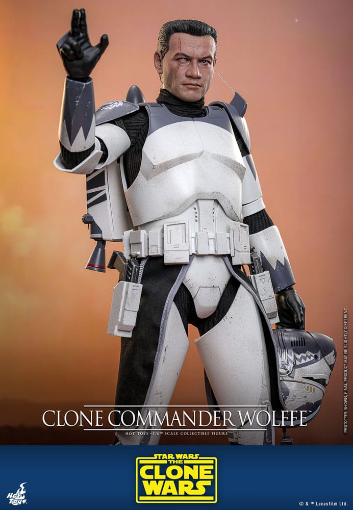 Star Wars The Clone Wars Clone Commander Wolffe 30 cm 1/6 Action Figure