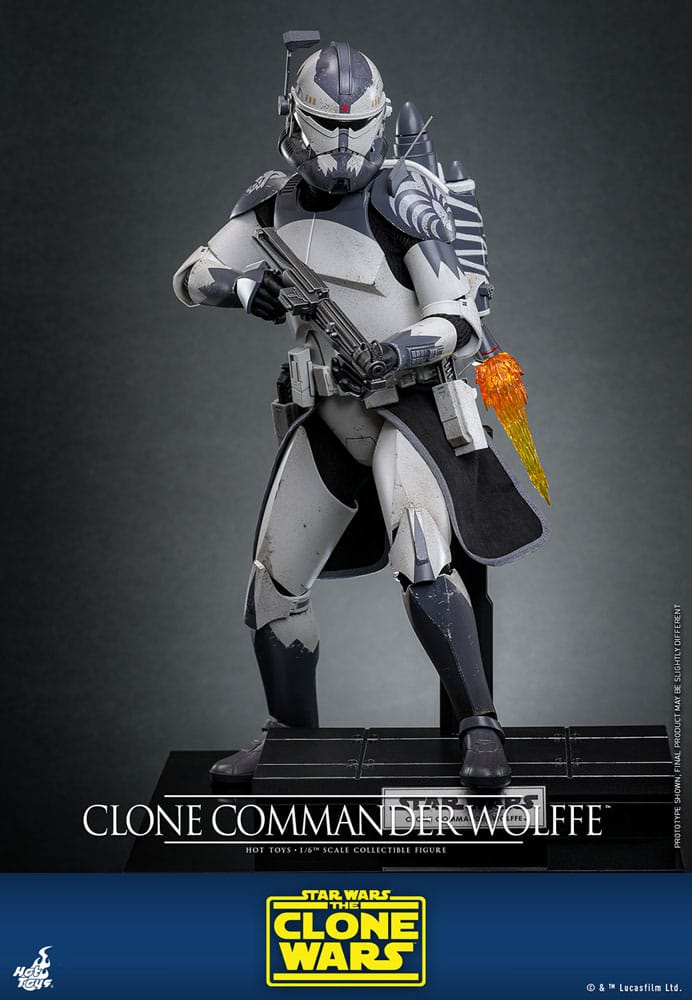 Star Wars The Clone Wars Clone Commander Wolffe 30 cm 1/6 Action Figure