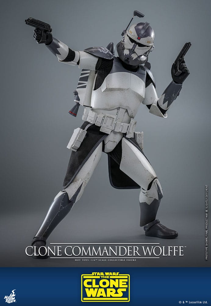 Star Wars The Clone Wars Clone Commander Wolffe 30 cm 1/6 Action Figure