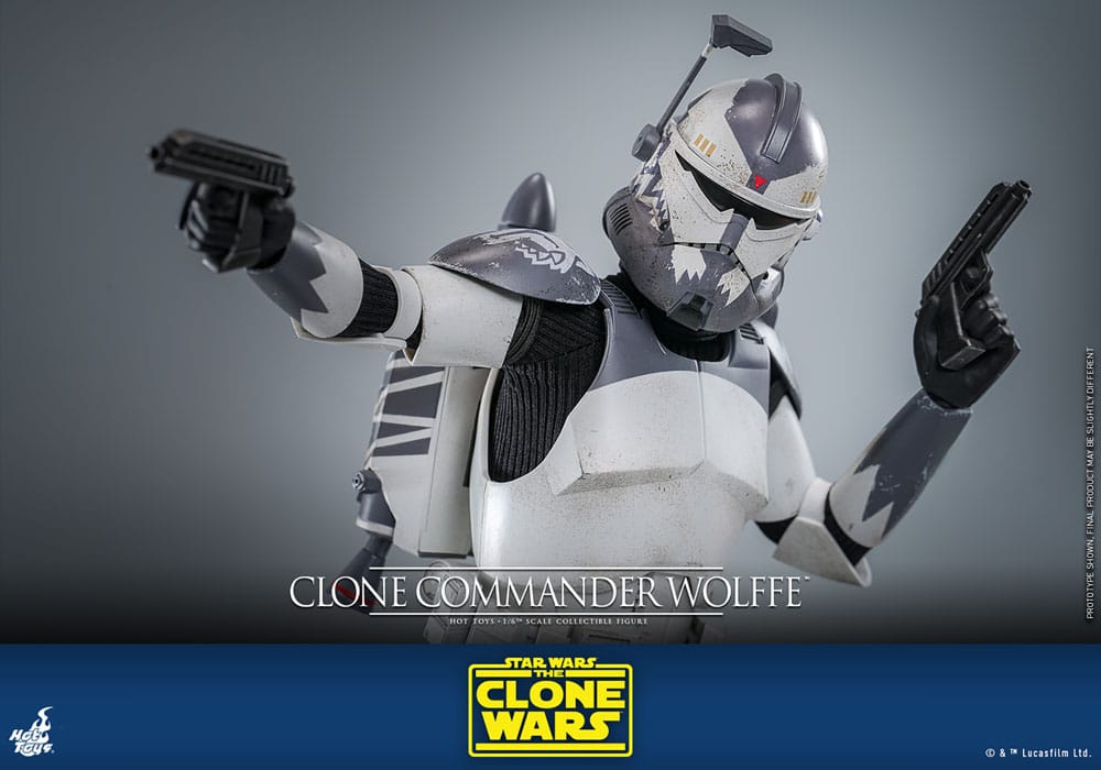 Star Wars The Clone Wars Clone Commander Wolffe 30 cm 1/6 Action Figure