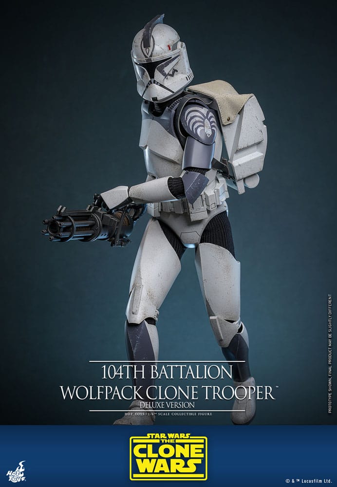 Star Wars The Clone Wars 104th Battalion Wolfpack Clone Trooper 30 cm 1/6 Deluxe Version Action Figure