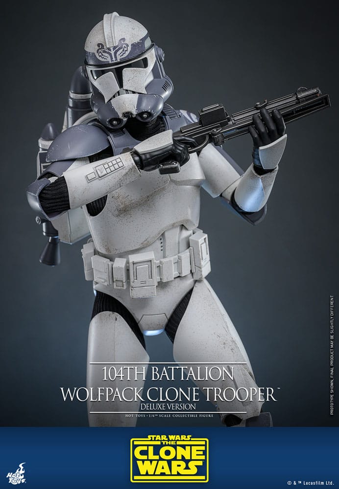 Star Wars The Clone Wars 104th Battalion Wolfpack Clone Trooper 30 cm 1/6 Deluxe Version Action Figure