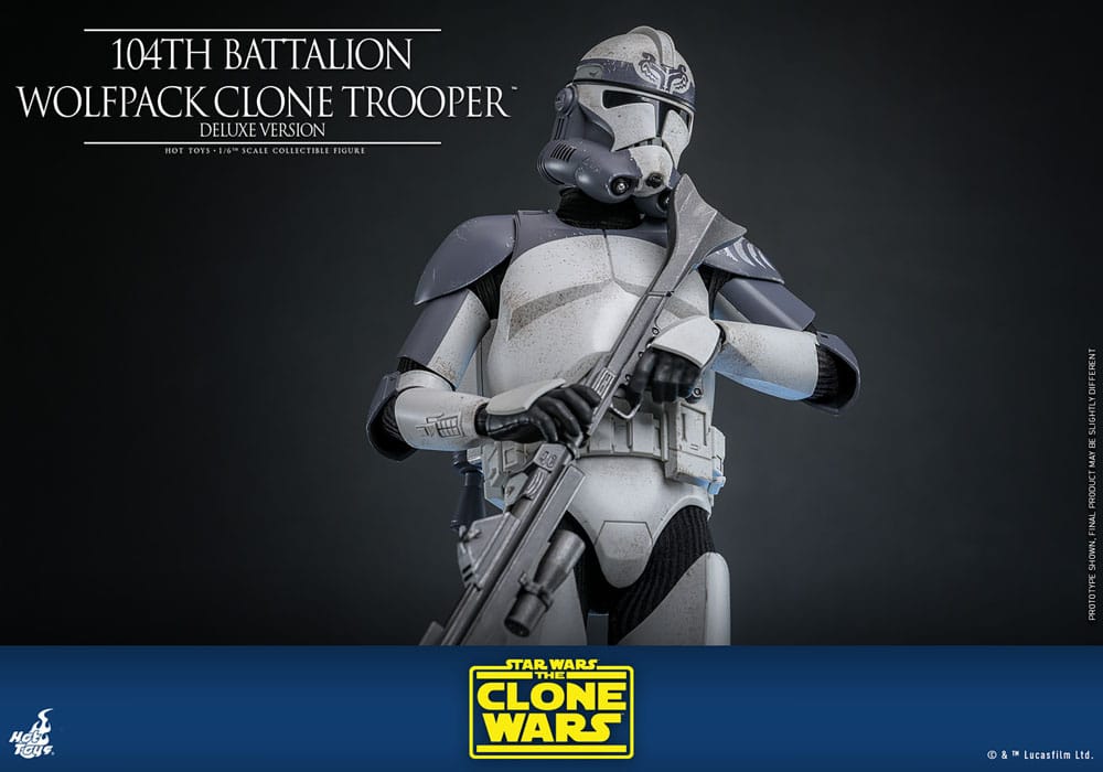 Star Wars The Clone Wars 104th Battalion Wolfpack Clone Trooper 30 cm 1/6 Deluxe Version Action Figure