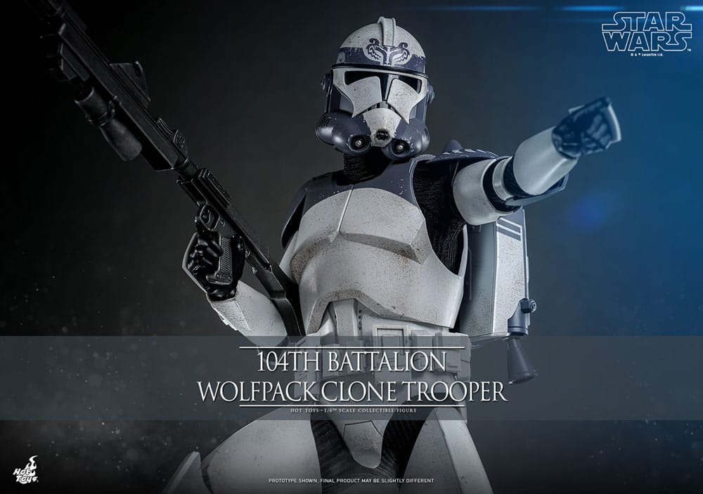 Star Wars The Clone Wars 104th Battalion Wolfpack Clone Trooper 30 cm 1/6 Action Figure