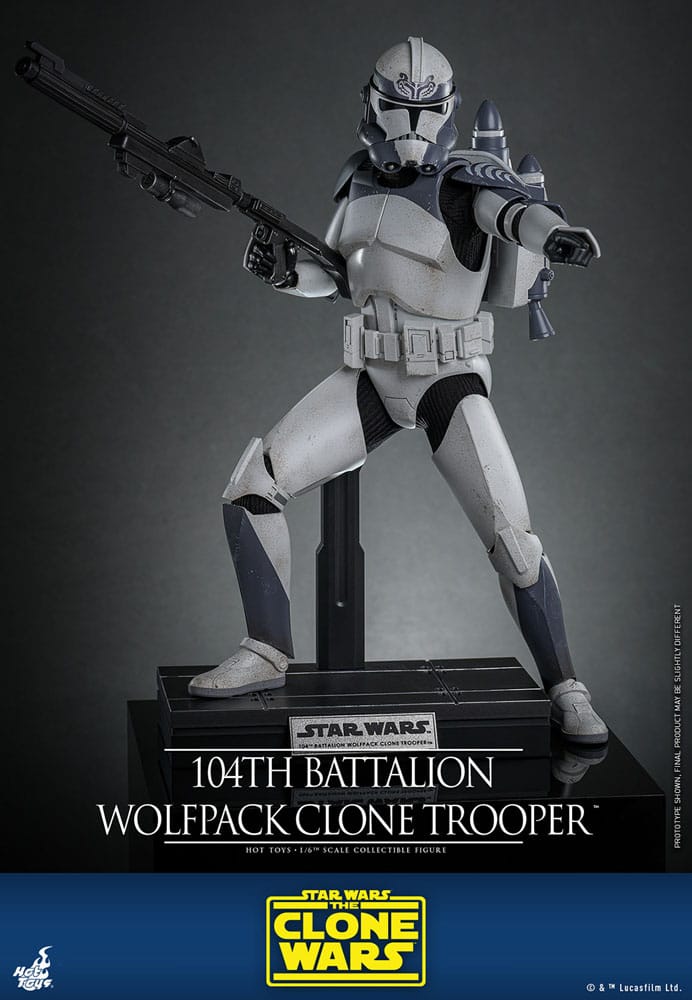 Star Wars The Clone Wars 104th Battalion Wolfpack Clone Trooper 30 cm 1/6 Action Figure