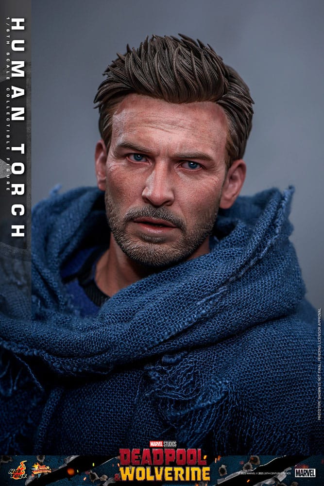 Marvel Deadpool & Wolverine Human Torch 31 cm 1/6 Movie Masterpiece Action Figure