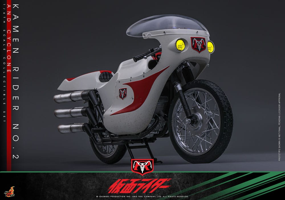 Kamen Rider No. 2 and Cyclone 30 cm 1/6 Action Figures