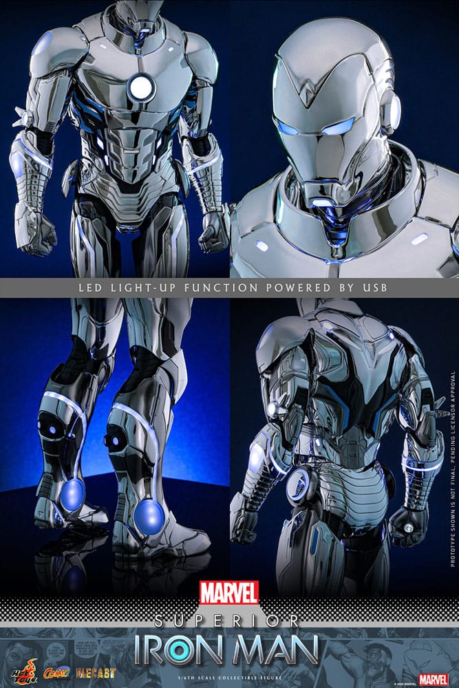 Marvel Comic Diecast Masterpiece Action Figure 1/6 Superior Iron Man 32 cm