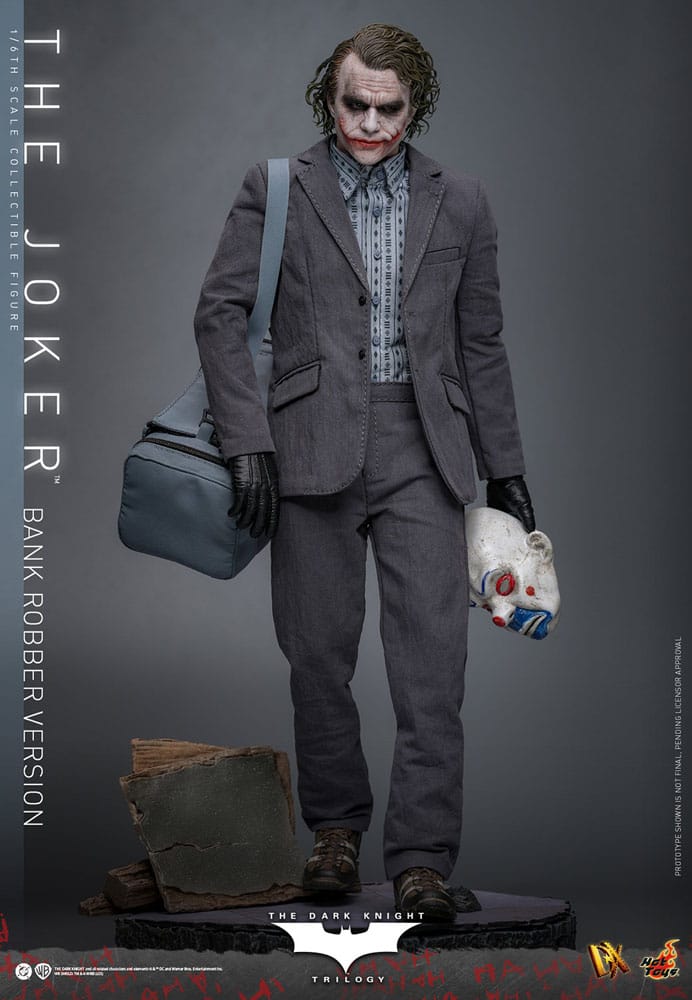The Dark Knight DX Action Figure 1/6 The Joker (Bank Robber Version) 30 cm