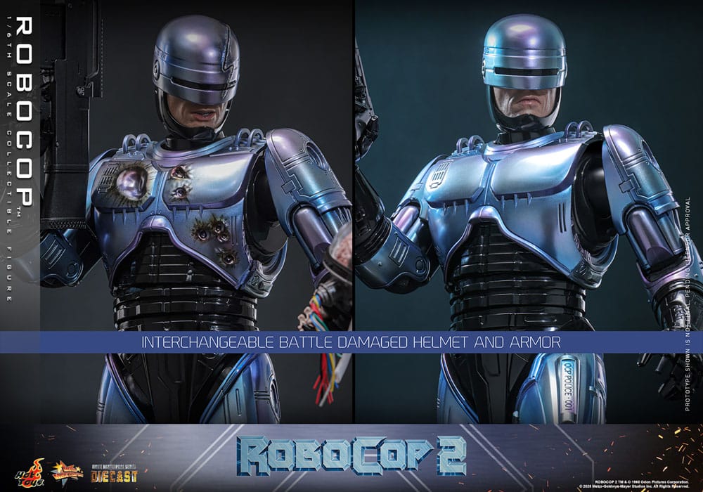 RoboCop 2 Movie Masterpiece Diecast Action Figure 1/6 RoboCop 30 cm