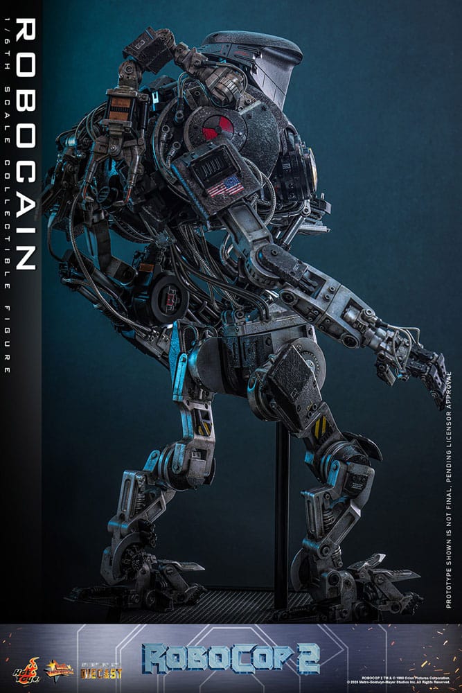 RoboCop 2 Movie Masterpiece Diecast Action Figure 1/6 RoboCain 40 cm