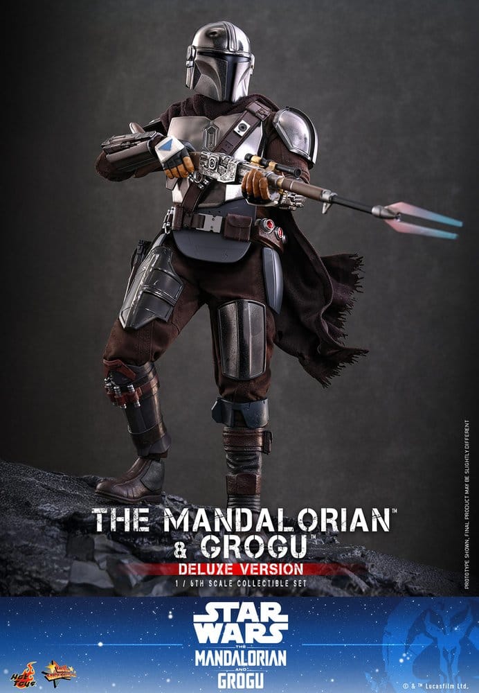 Star Wars: The Mandalorian & Grogu Movie Masterpiece Action Figure 1/6 The Mandalorian and Grogu (Deluxe Version) 31 cm