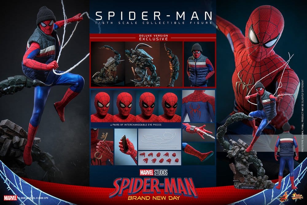 Marvel Spider-Man: Brand New Day Action Figure 1/6 Spider-Man (Deluxe Version) 29 cm