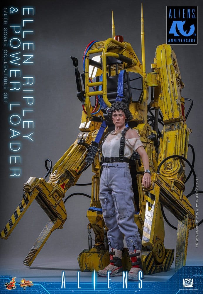 Alien Movie Masterpiece Figure Set 1/6 Ellen Ripley and Power Loader 52 cm