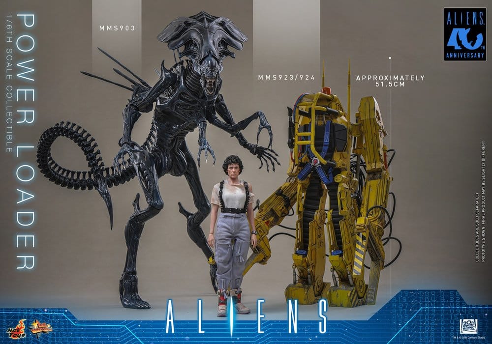 Alien Movie Masterpiece Figure Set 1/6 Ellen Ripley and Power Loader 52 cm