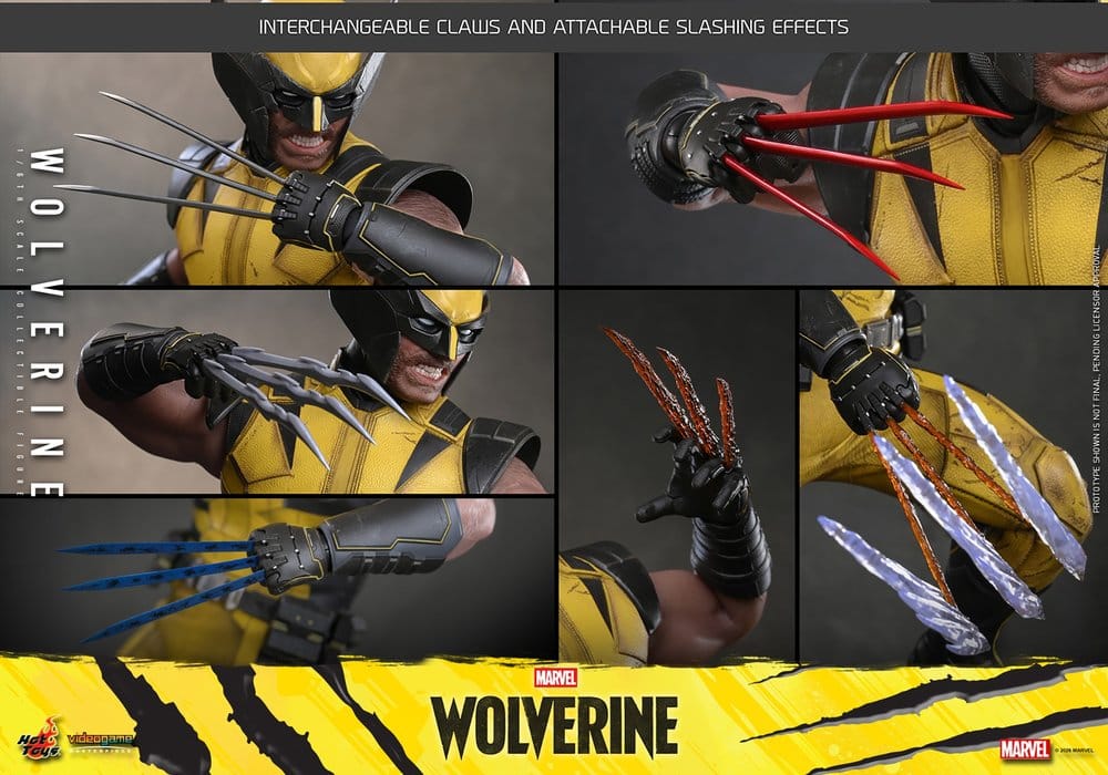 Marvel Video Game Masterpiece Action Figure 1/6 Wolverine 29 cm