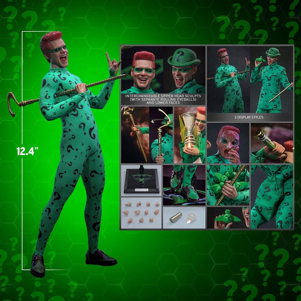 DC Comics Batman Forever Movie Masterpiece Action Figure 1/6 Riddler 31 cm