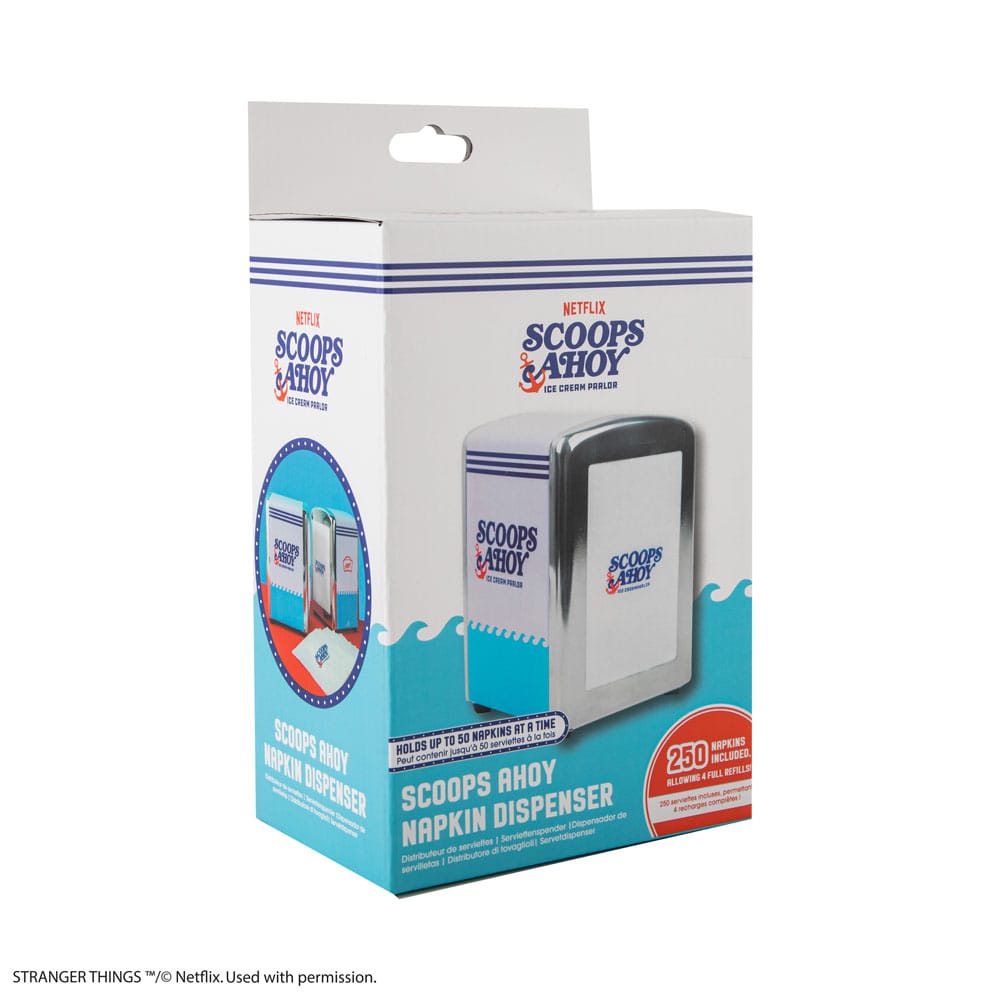 Stranger Things Napkin Dispenser set Scoops Ahoy