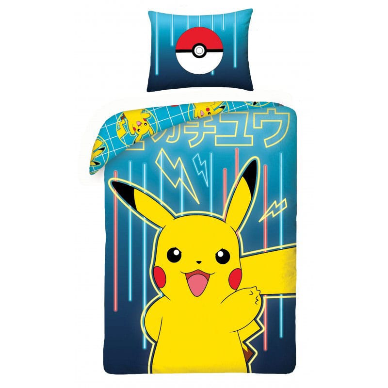 Pokémon Pikachu 140 x 200 cm / 70 x 90 cm Duvet Set
