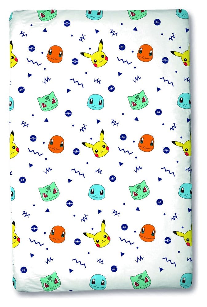 Pokémon Fitted Sheet Head 90 x 200 x 25 cm