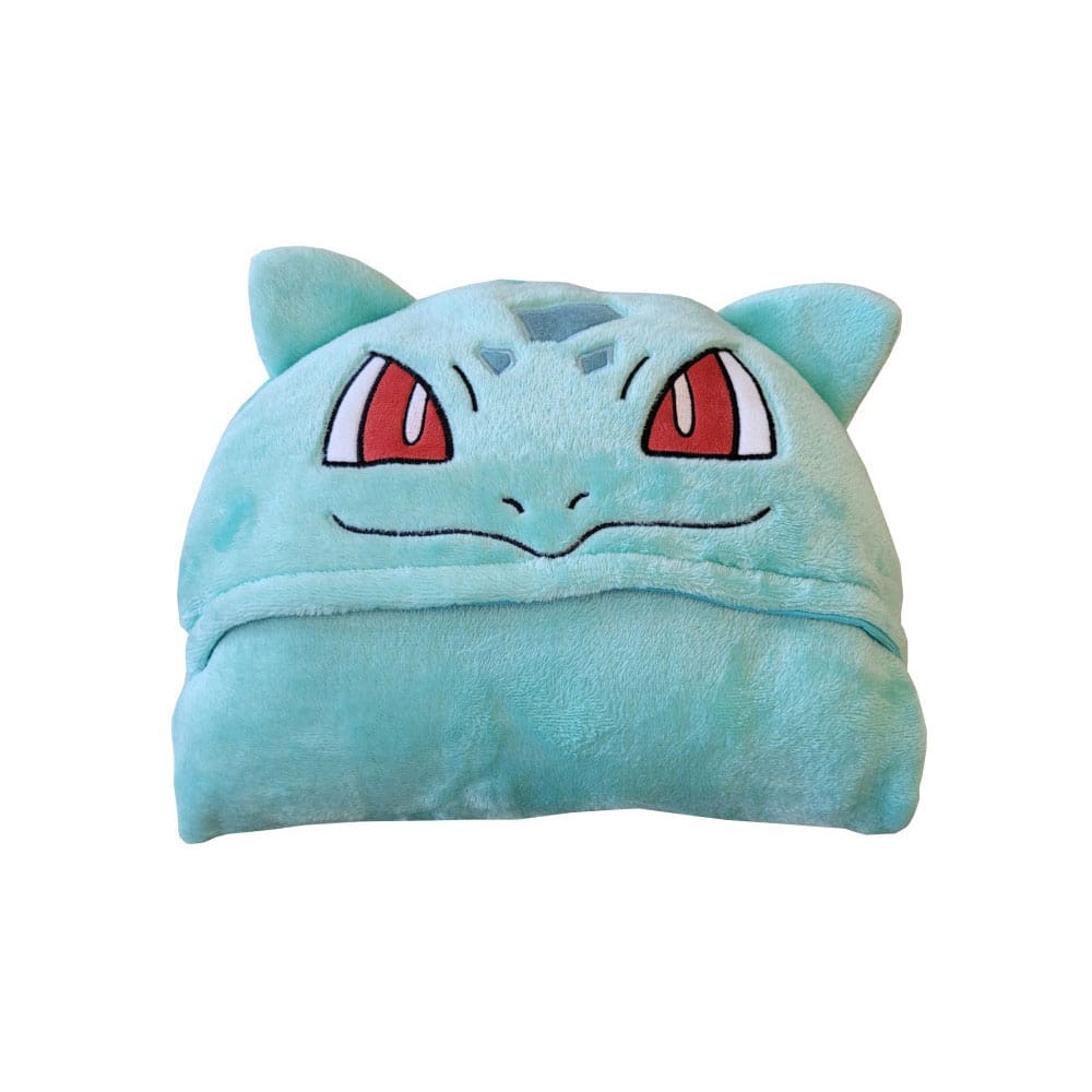 Pokémon Coral Bulbasaur 120 x 150 cm Hooded Blanket