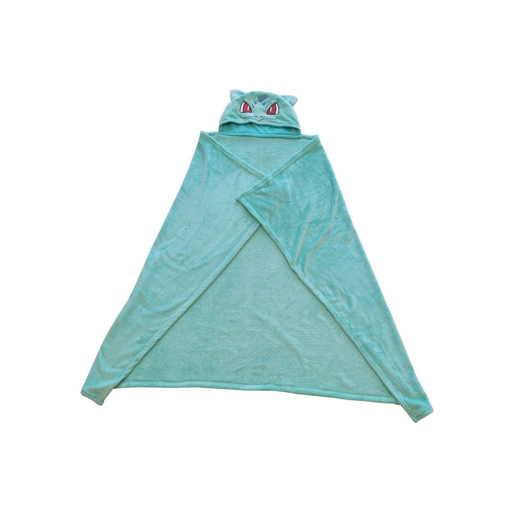 Pokémon Coral Bulbasaur 120 x 150 cm Hooded Blanket