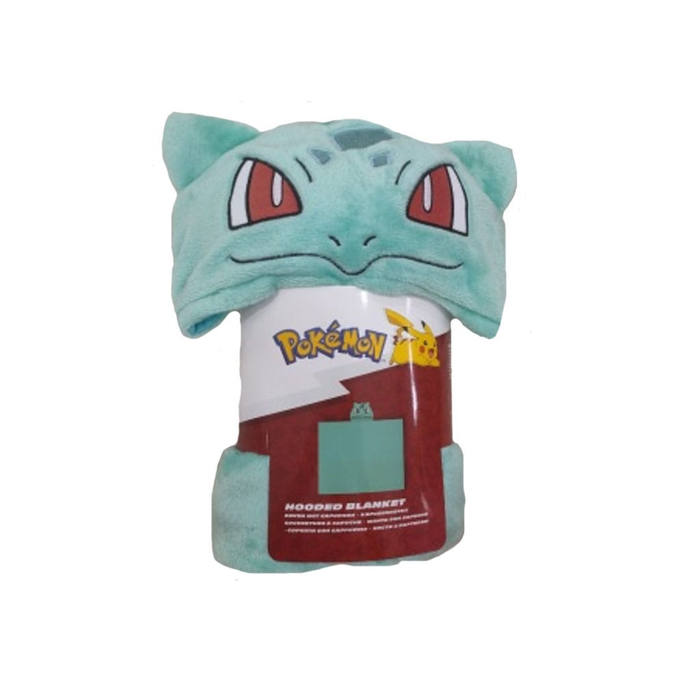 Pokémon Coral Bulbasaur 120 x 150 cm Hooded Blanket