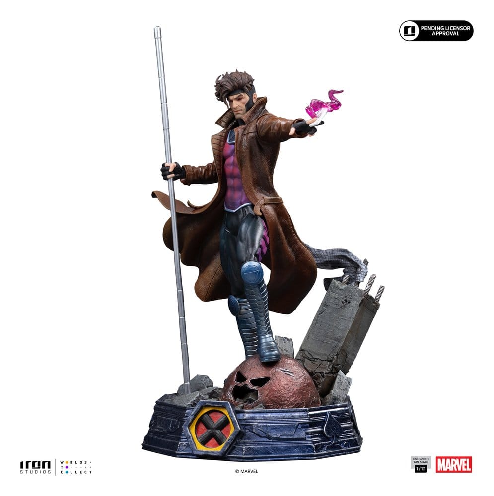 Marvel Gambit Unleashed Art Scale Statue 1/10 Gambit