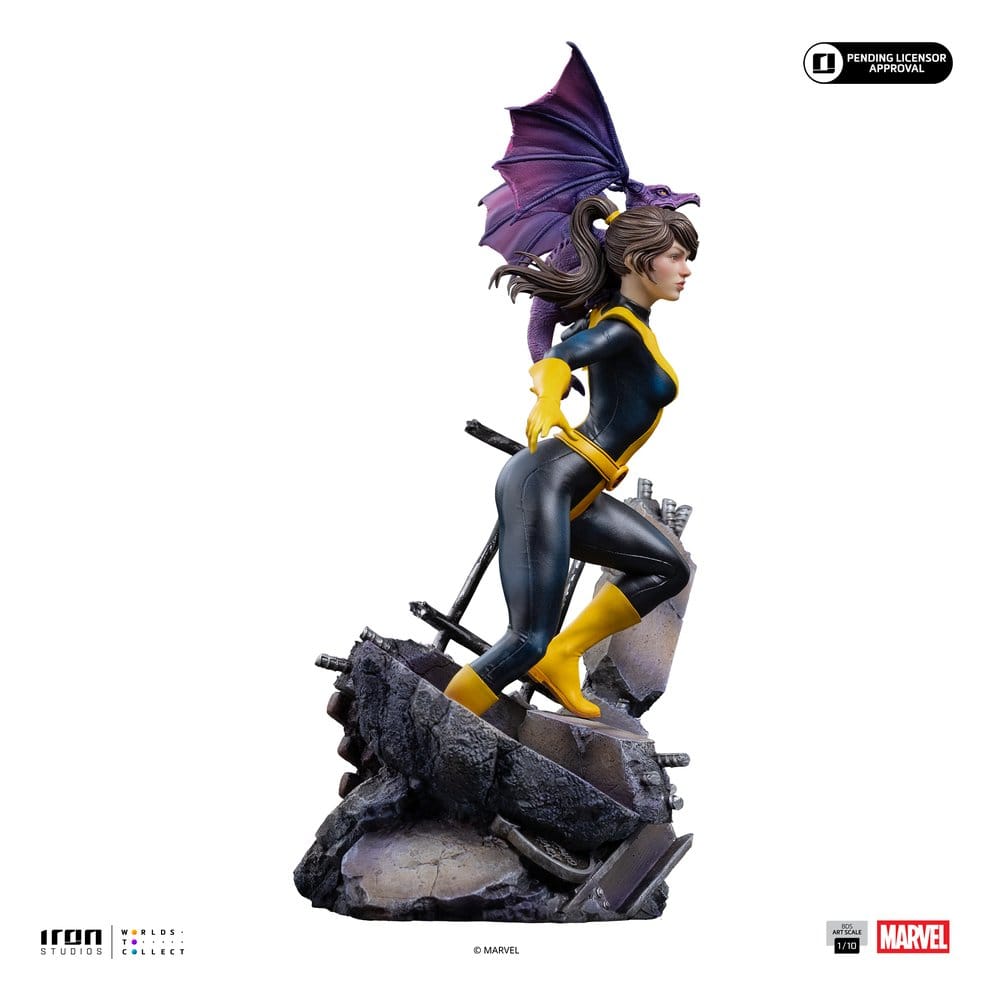 Marvel Kitty Pride & Lockheed X-Men Comics BDS Art Scale Statue 1/10 Kitty Pride & Lockheed
