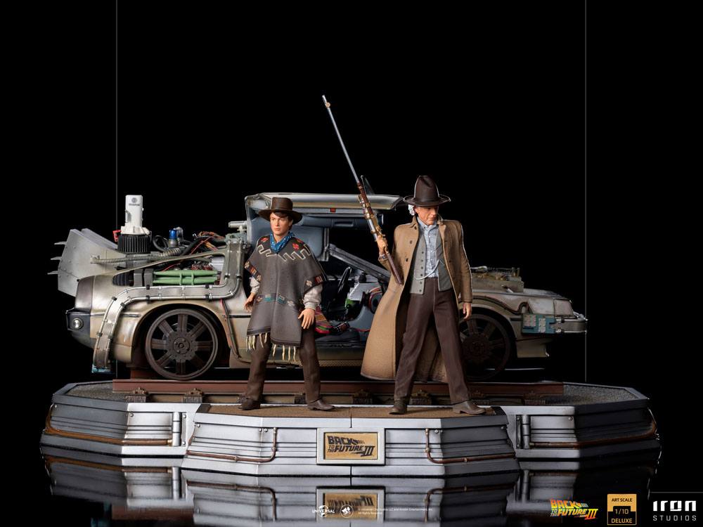 Back to the Future III Full Set Deluxe 57 cm 1/0 Art Scale Statues