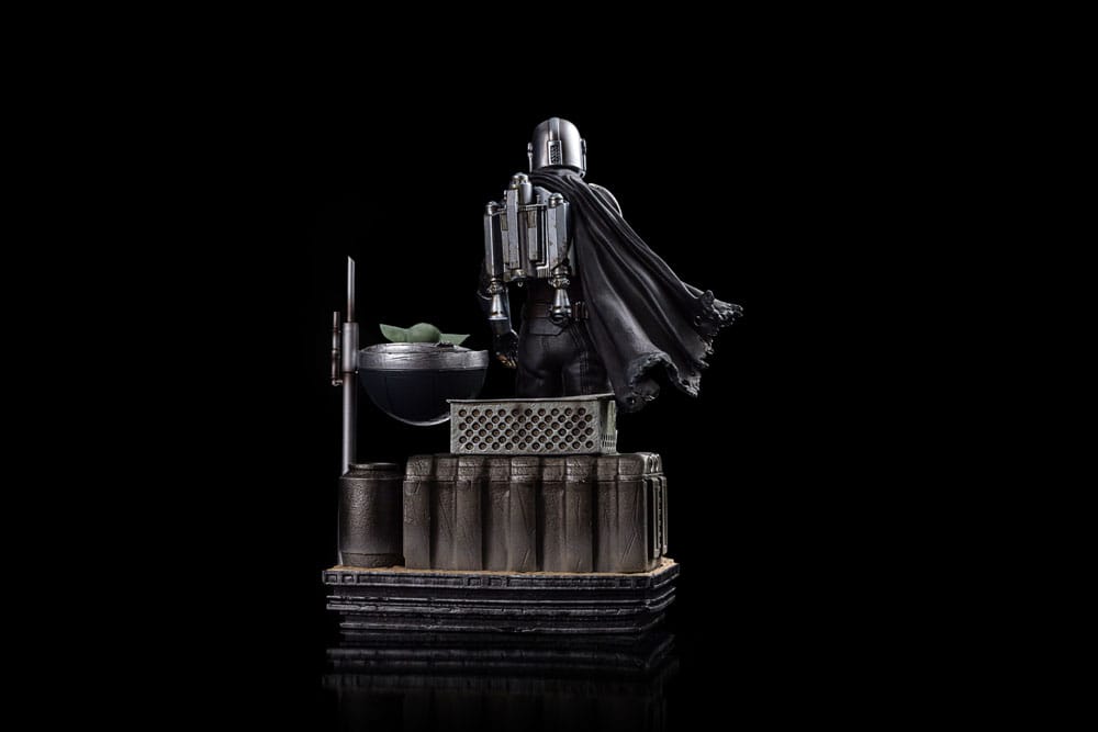 Star Wars The Mandalorian Din Djarin and Din Grogu 21cm 1/10 Scale Statue
