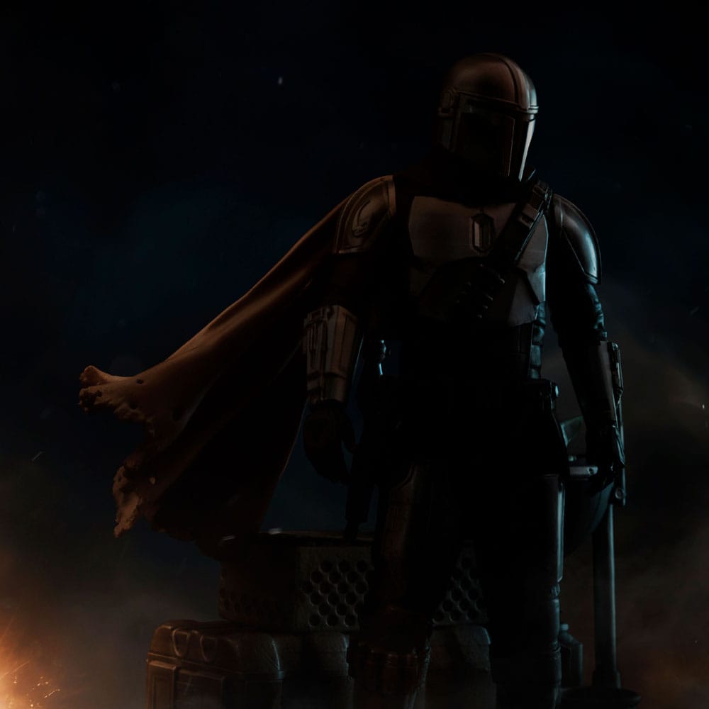 Star Wars The Mandalorian Din Djarin and Din Grogu 21cm 1/10 Scale Statue