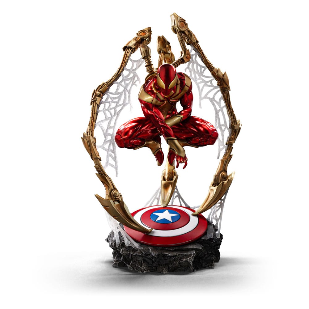 Marvel Spider-man Iron Armor Comics (CCXP Exclusive 2024) 24 cm 1/10 Art Scale Deluxe Statue
