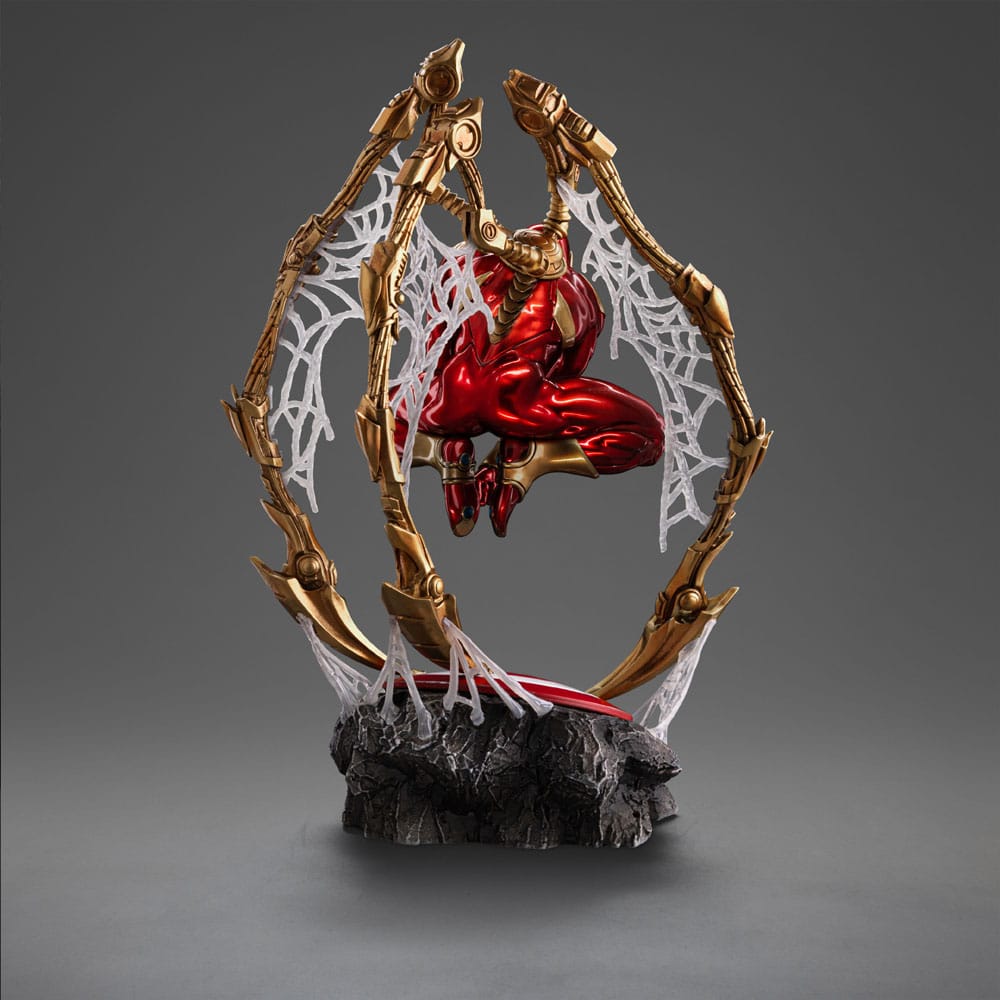 Marvel Spider-man Iron Armor Comics (CCXP Exclusive 2024) 24 cm 1/10 Art Scale Deluxe Statue