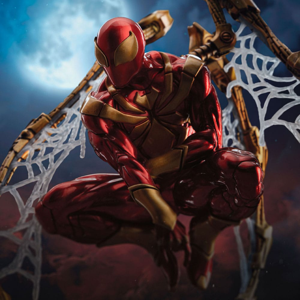 Marvel Spider-man Iron Armor Comics (CCXP Exclusive 2024) 24 cm 1/10 Art Scale Deluxe Statue