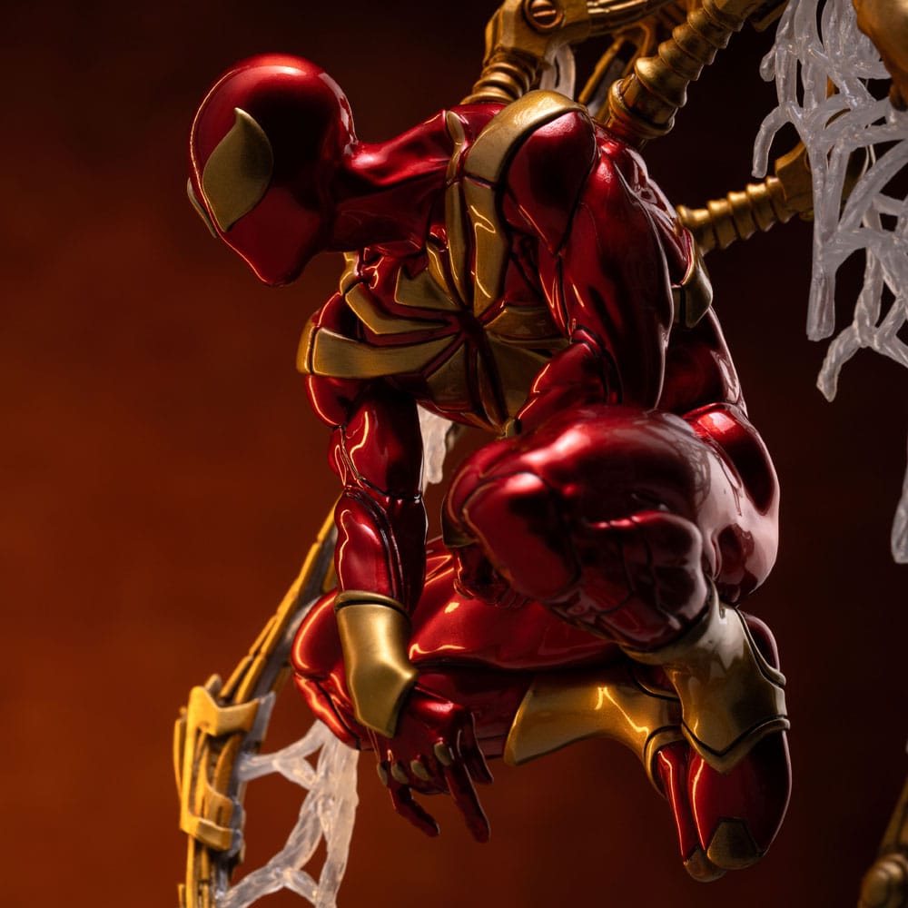 Marvel Spider-man Iron Armor Comics (CCXP Exclusive 2024) 24 cm 1/10 Art Scale Deluxe Statue