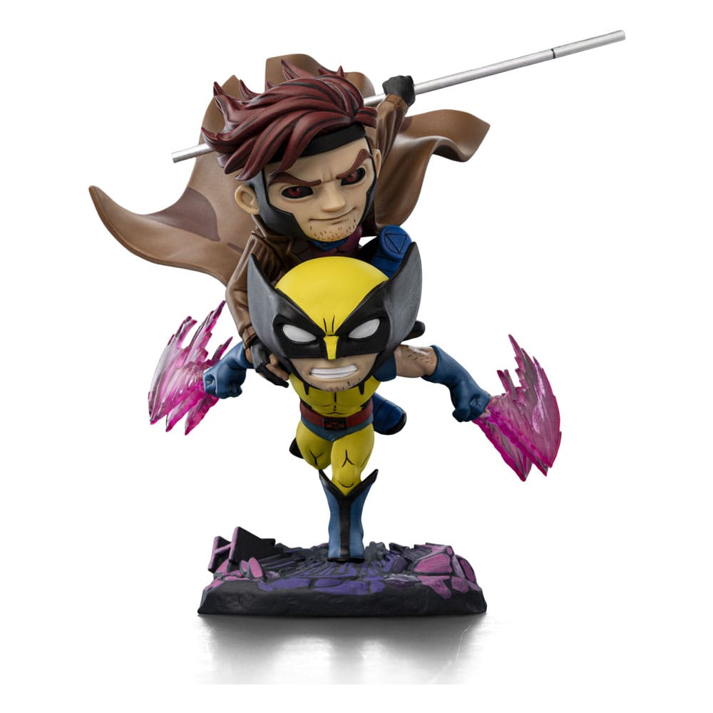 X-Men 97 Gambit and Wolverine 23 cm Mini Co. PVC Figure