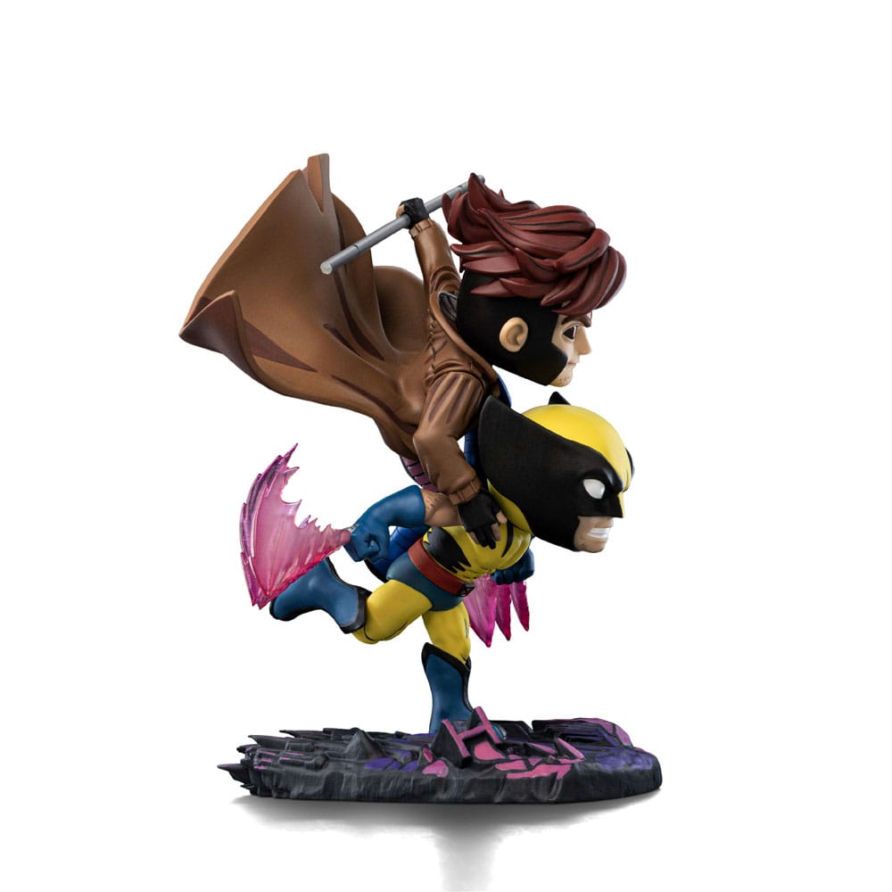 X-Men 97 Gambit and Wolverine 23 cm Mini Co. PVC Figure