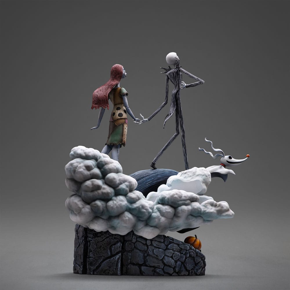 Nightmare Before Christmas Jack and Sally 39 cm 1/10 Deluxe Art Scale Statue