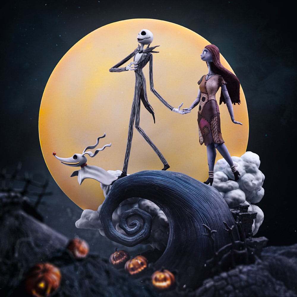 Nightmare Before Christmas Jack and Sally 39 cm 1/10 Deluxe Art Scale Statue