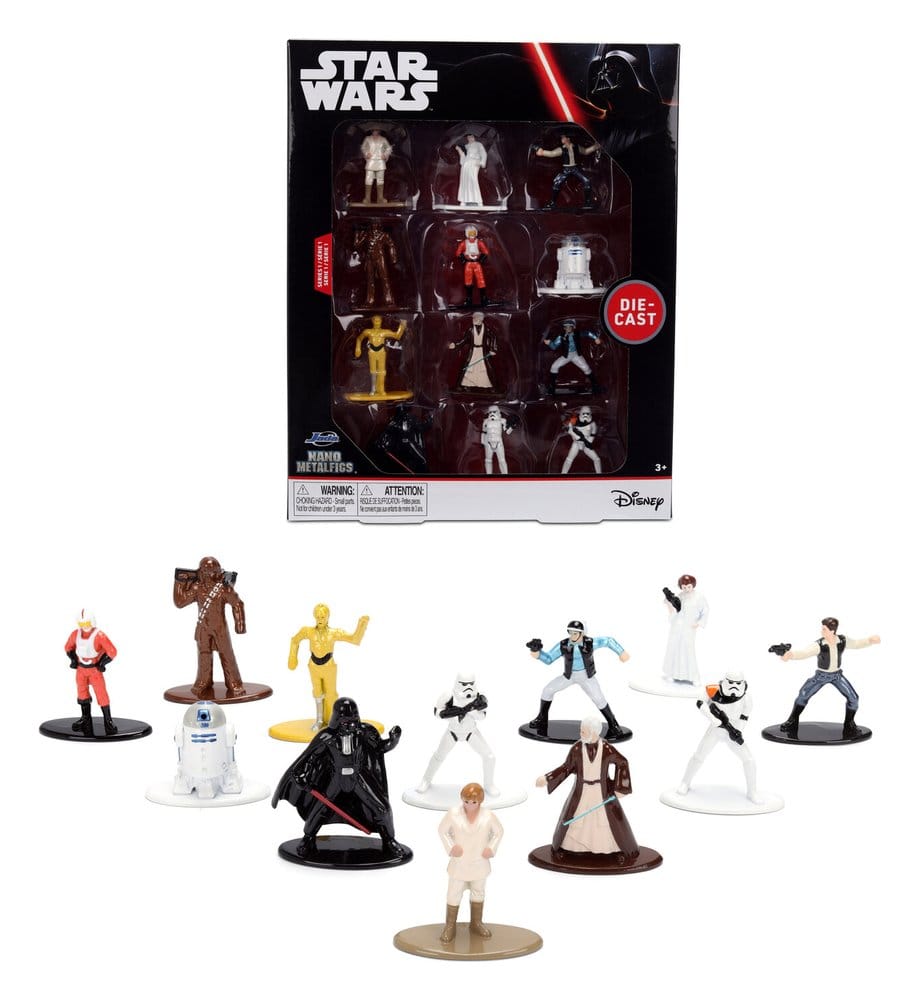 Star Wars Nano Metalfigs Mini Figures 12-Pack