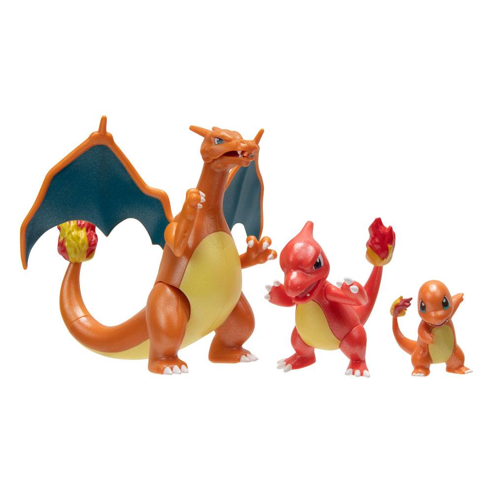 Pokémon Select Evolution Charmander, Charmeleon, Charizard 3-Pack Action Figures