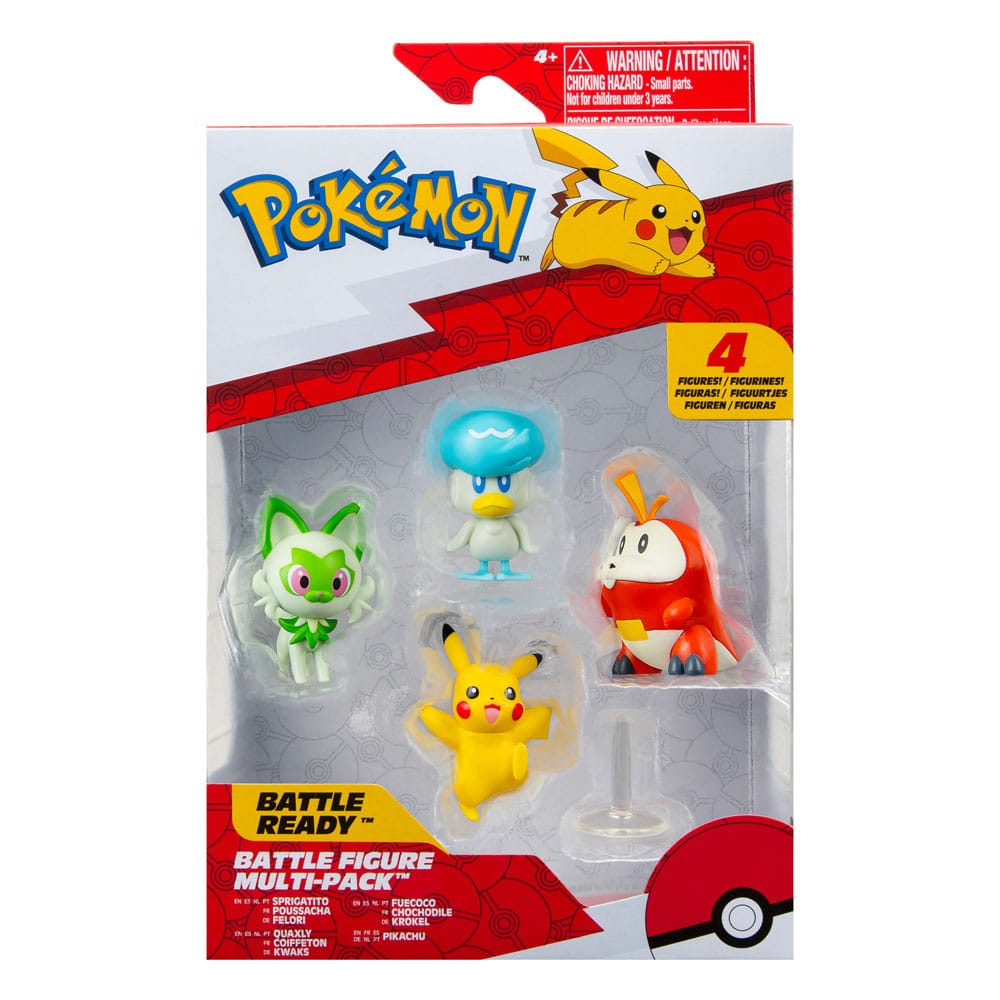 Pokémon Gen IX Battle 4-Pack Figure Set