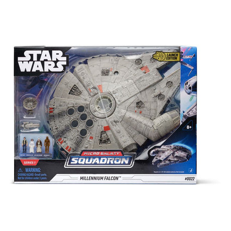 Star Wars Millennium Falcon Micro Galaxy Squadron Feature Vehicle with Figures 22 cm